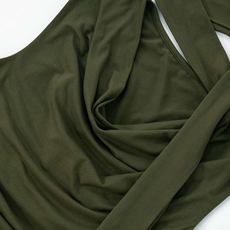 Draped Sleeveless Top with Scarf Detail image 4