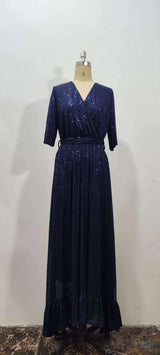 Sequin Dress Half Sleeves Cocktail Dress image 3