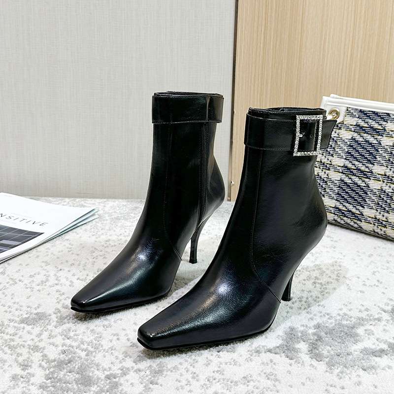 Pointed Toe Stiletto Heel Boots image 1