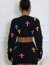 Cropped Top and Skirt Set image 4