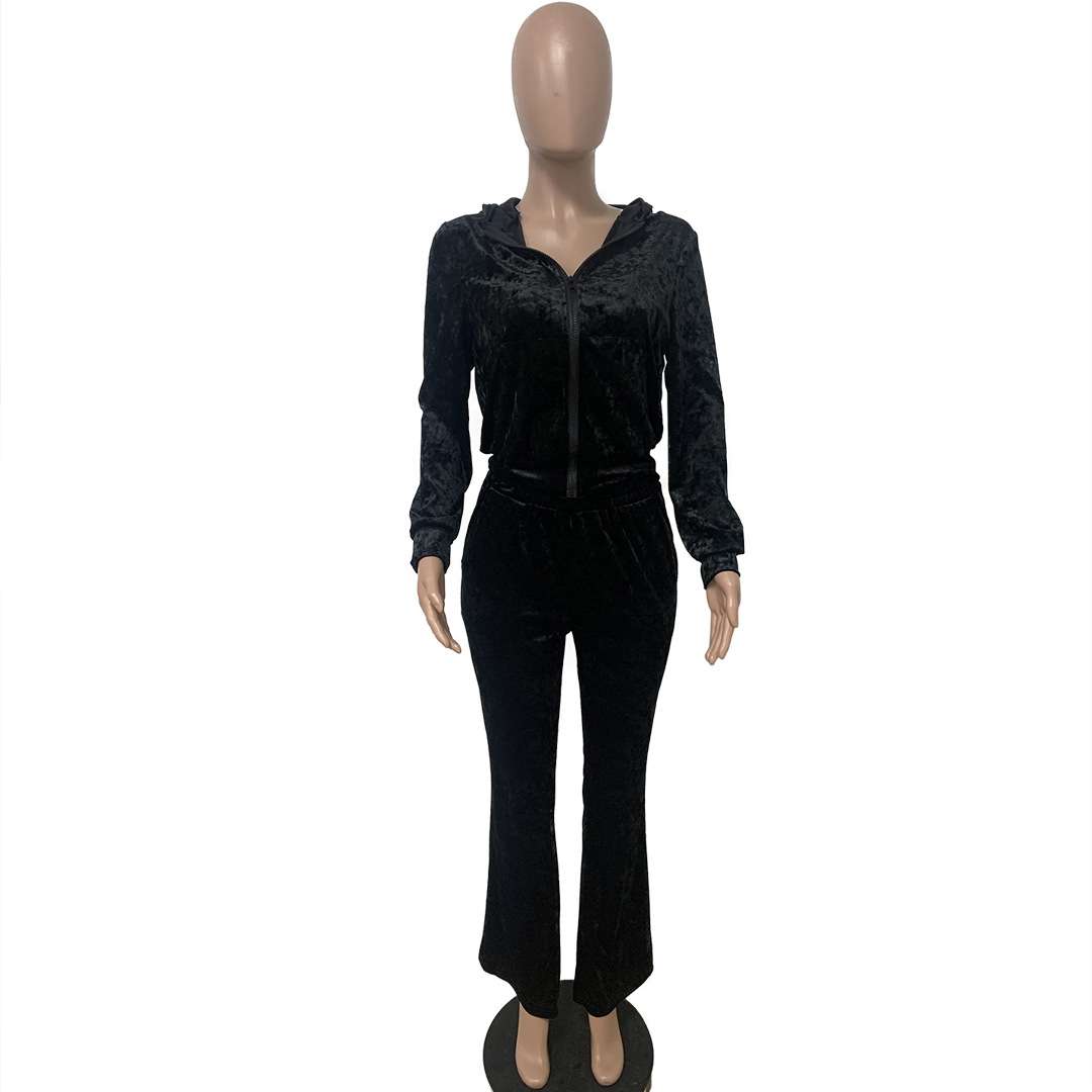 Solid Long Sleeve 2 Piece Tracksuit image 4