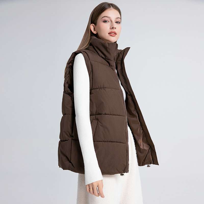 Casual On the Go Puffer Vest - XXL, Brown image