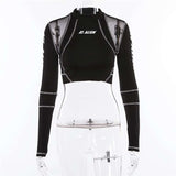 Crop Top Shirt Seamless Legging Workout Set image 5