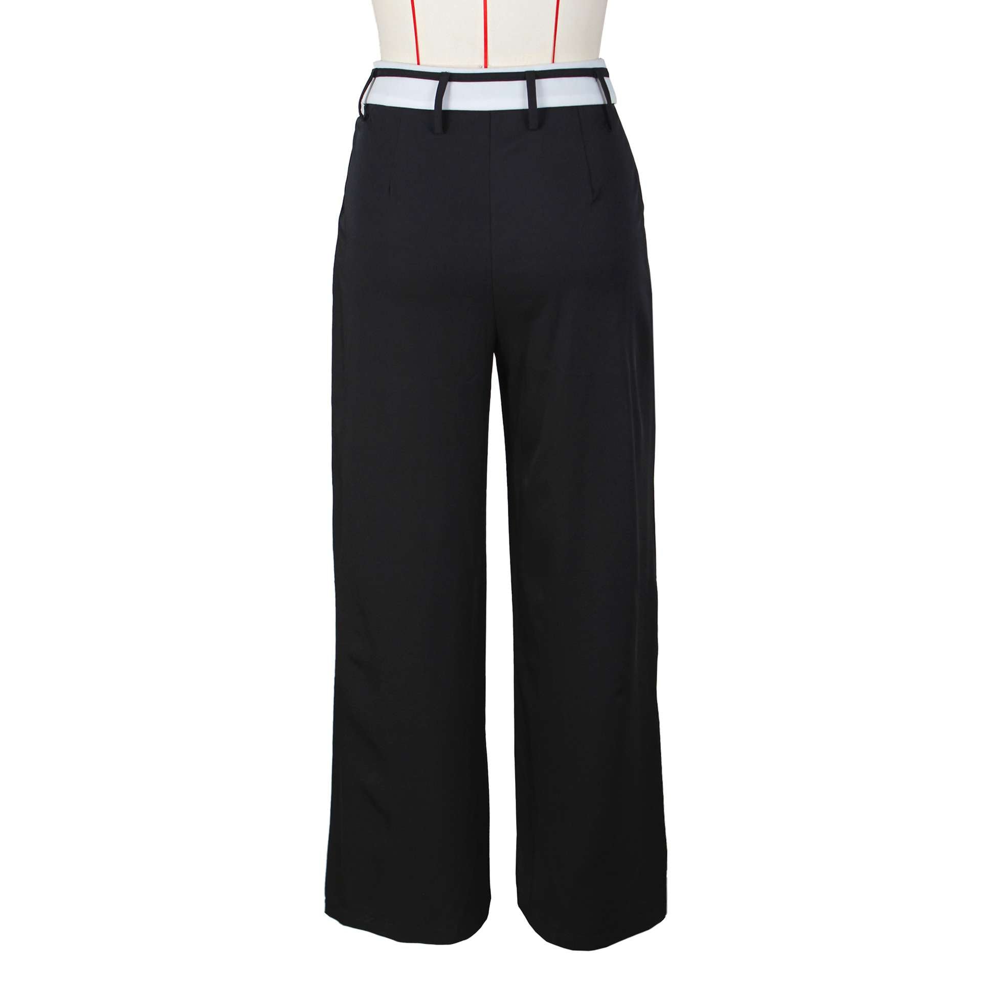 Vivid Contrast Palazzo Pants image 6