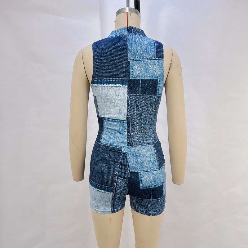 Stylish Patchwork Jumpsuit image 3