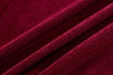 Elegant Wine Red Mini Dress image 5