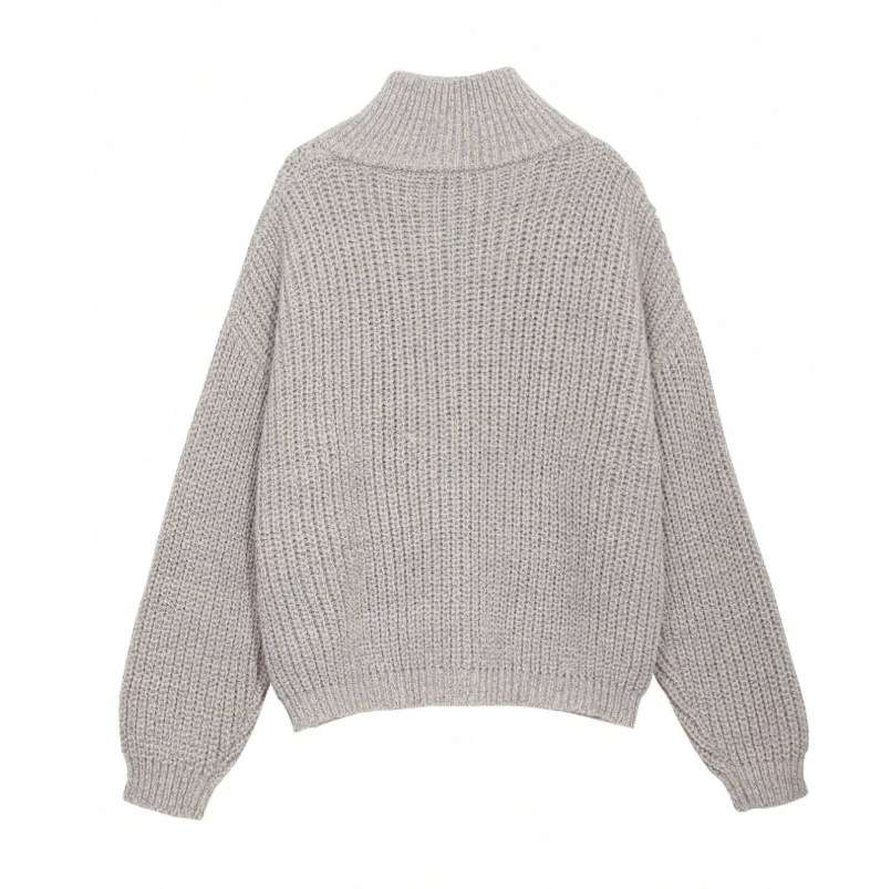 Cozy Knit Zip-Up Sweater image 5
