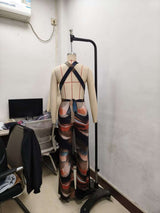 Artistic Abstract Print Halter Neck Jumpsuit image 4