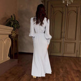 Maxi Dress with Ruffled Shoulder Detail image 4