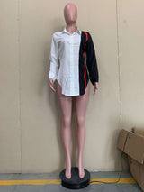 Striped Shirt Casual Colar, Long Sleeve, Button Front Shirt image 4