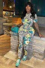 Tropic Print Jumpsuit image 0