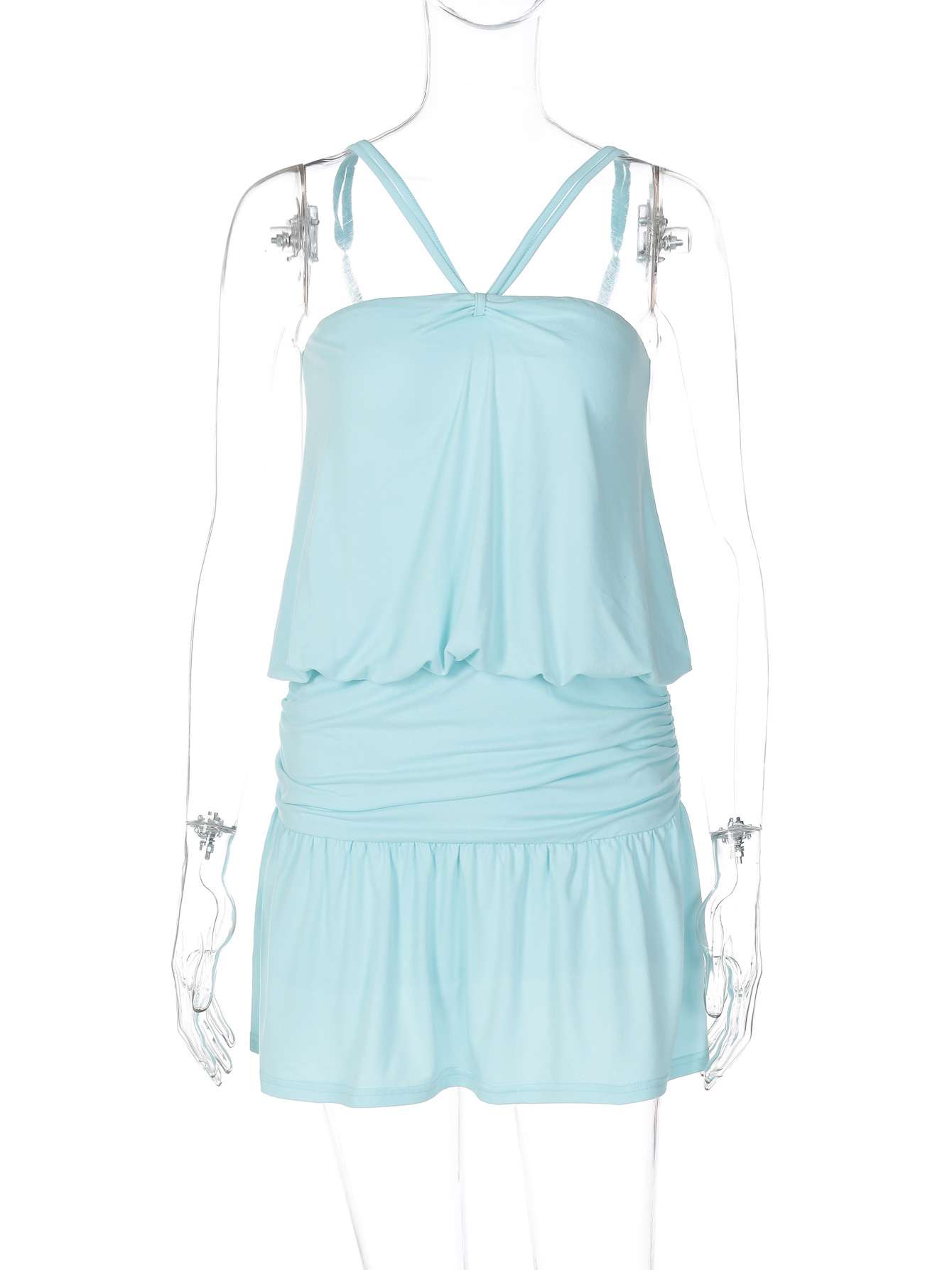 Summer Dress with Double Strap Detail image 4