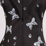 Sequins Panel V-Neck Blazer image 4