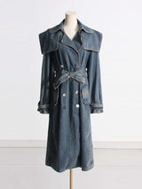 Denim Trench Coat image 1