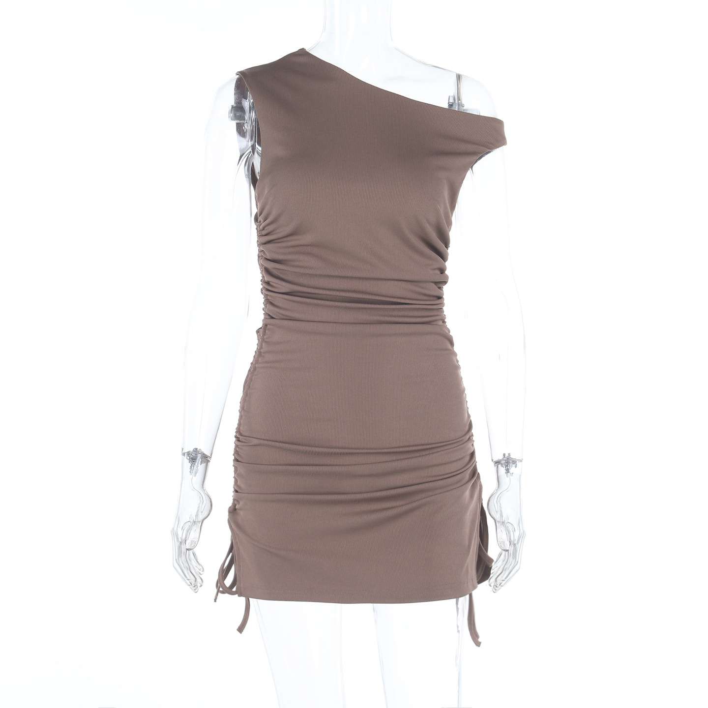 One-Shoulder Bodycon Dress image 6