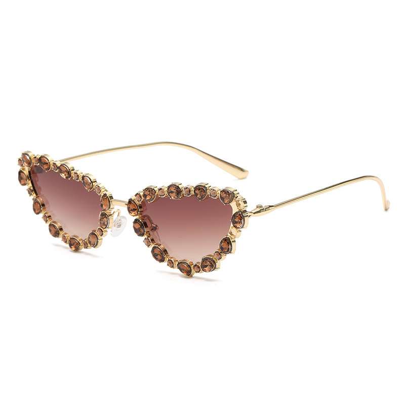Glamorous Oversized Rhinestone Sunglasses image 2