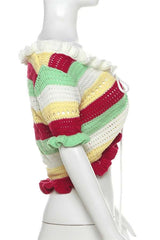 Sunset Breeze Crochet Crop Top image 3