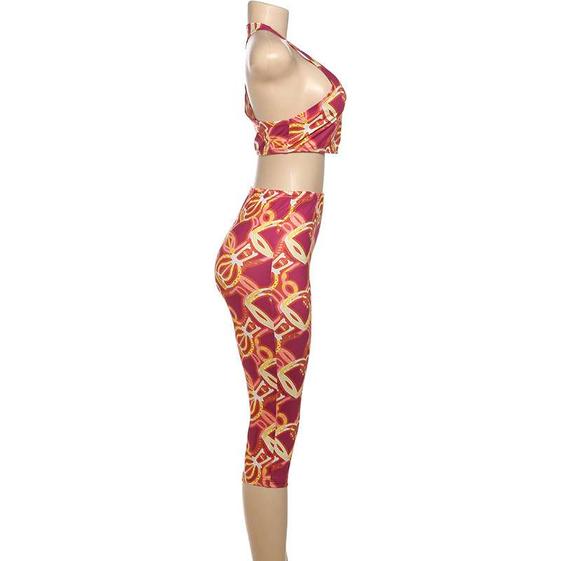 Vibrant Print Activewear Set image 3