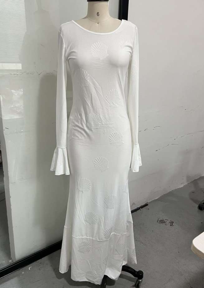 Long-Sleeve Maxi Dress image 3