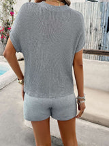 Knit Sleeveless Top with Shorts image 6