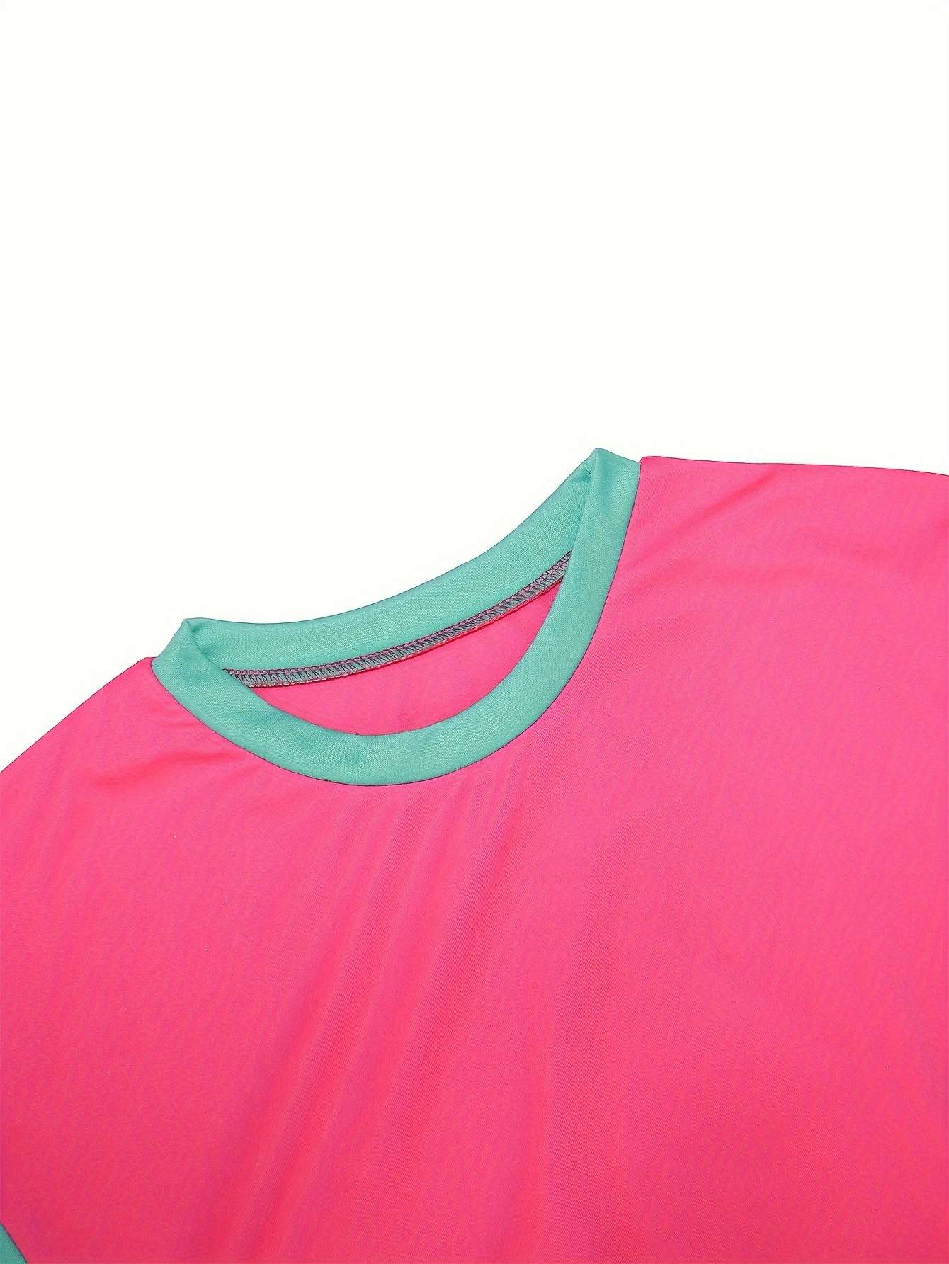 Color Block Casual Sportswear Set image 2