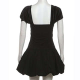 Ruched Bubble Mini Dress image 3
