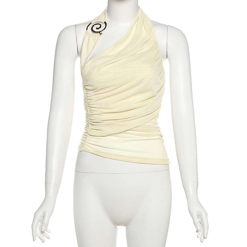 Elegant Ruched Sleeveless Top image 2