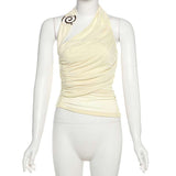 Elegant Ruched Sleeveless Top image 2