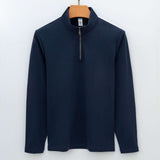 Oversized Fit Sweatshirt with Zip - L, Deep Lake Blue image