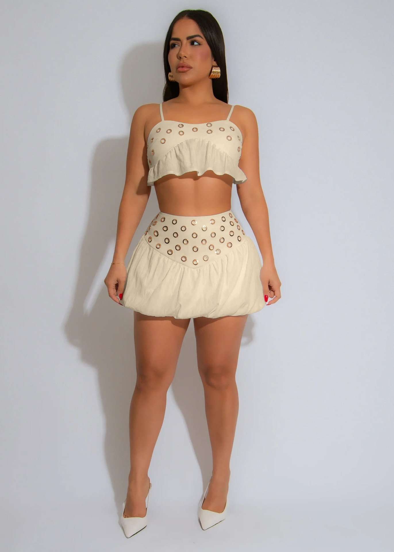 Eyelet Two-Piece Set image 5