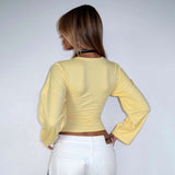 Long Sleeve V-Neck Top image 5