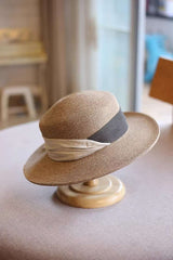 Wide-Brim Straw Sun Hat