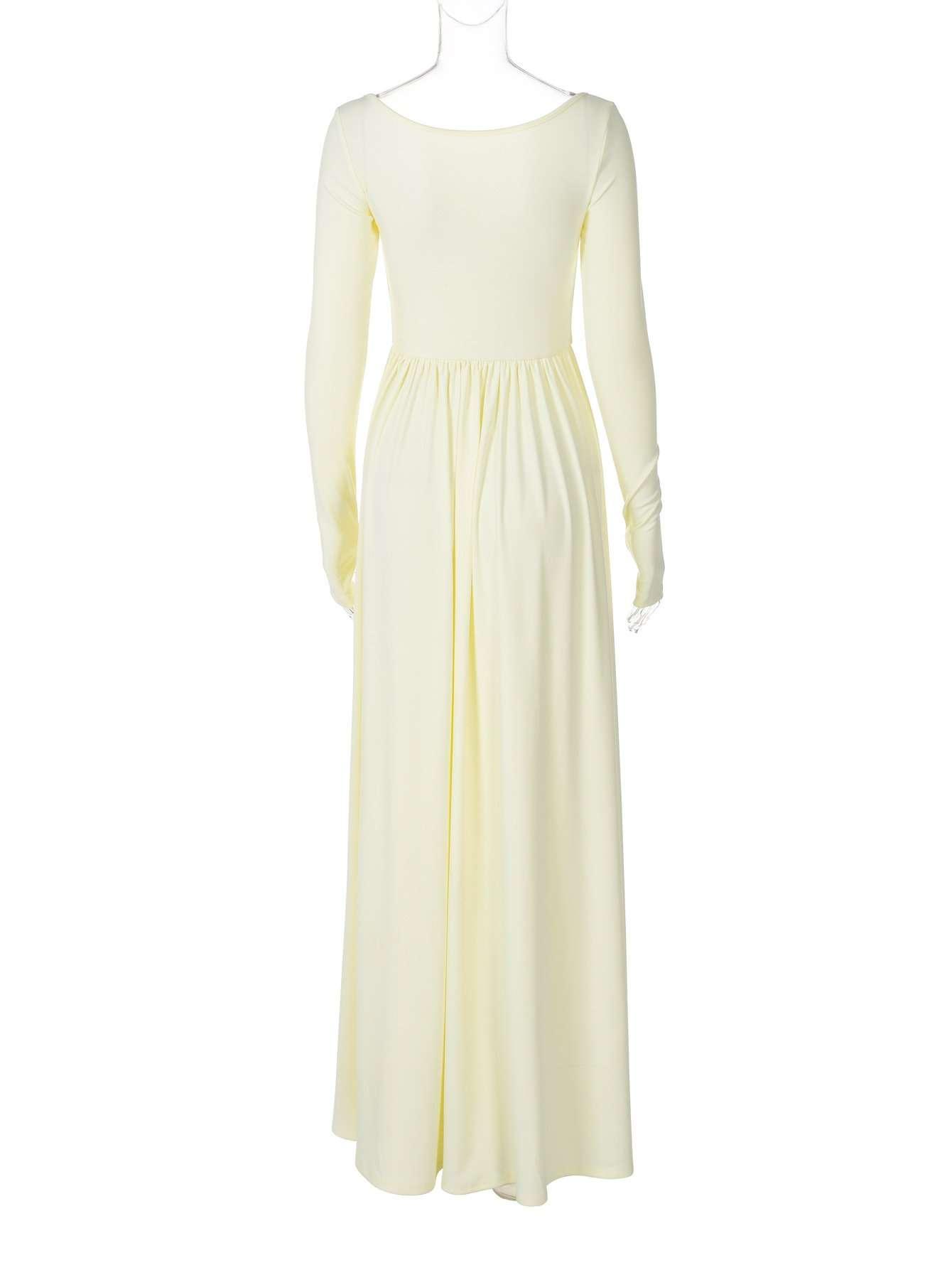 Long Sleeve Round Neck Empire Waist Spring Dreses image 5