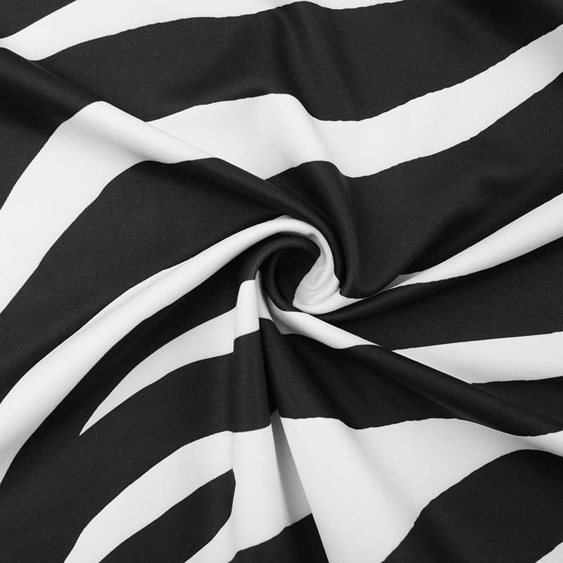 Stylish Zebra Print Long Sleeve Dress image 3