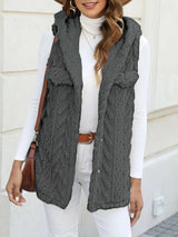 Cloud-Knit Hooded Vest image 8