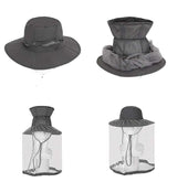 Wide-Brim Mesh Sun Hat image 0