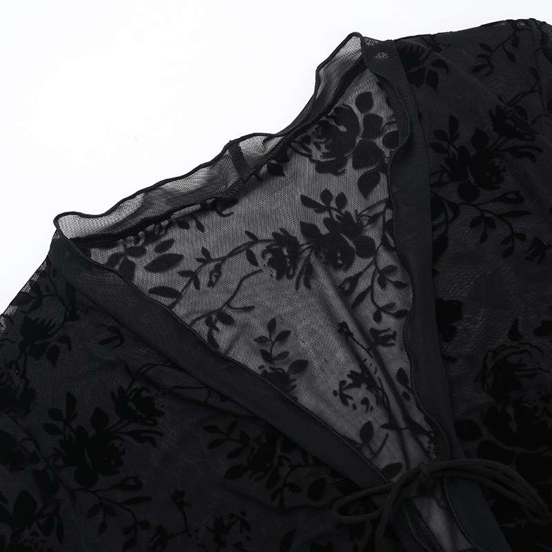 V Neck Tie Front Shirt image 6