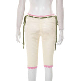 Drawstring Bermuda Shorts with Trim image 2