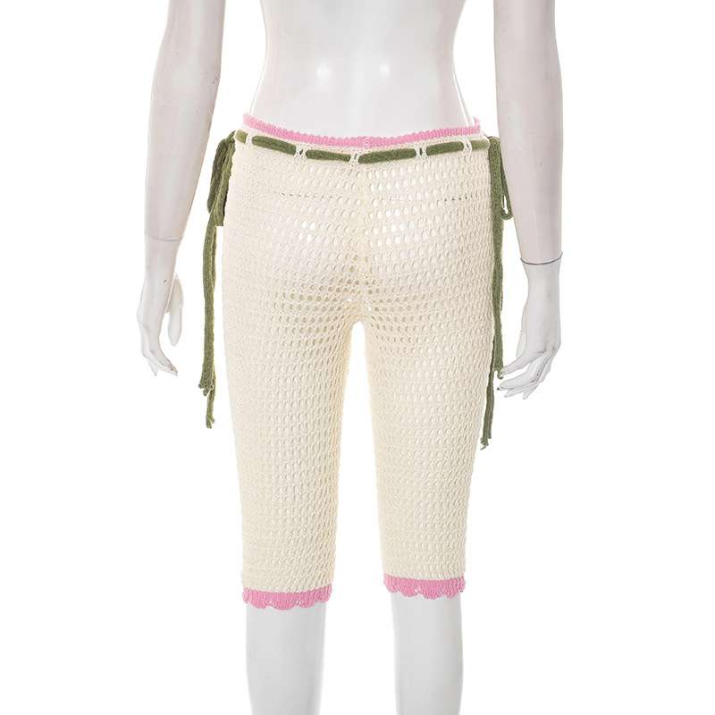 Drawstring Bermuda Shorts with Trim image 2