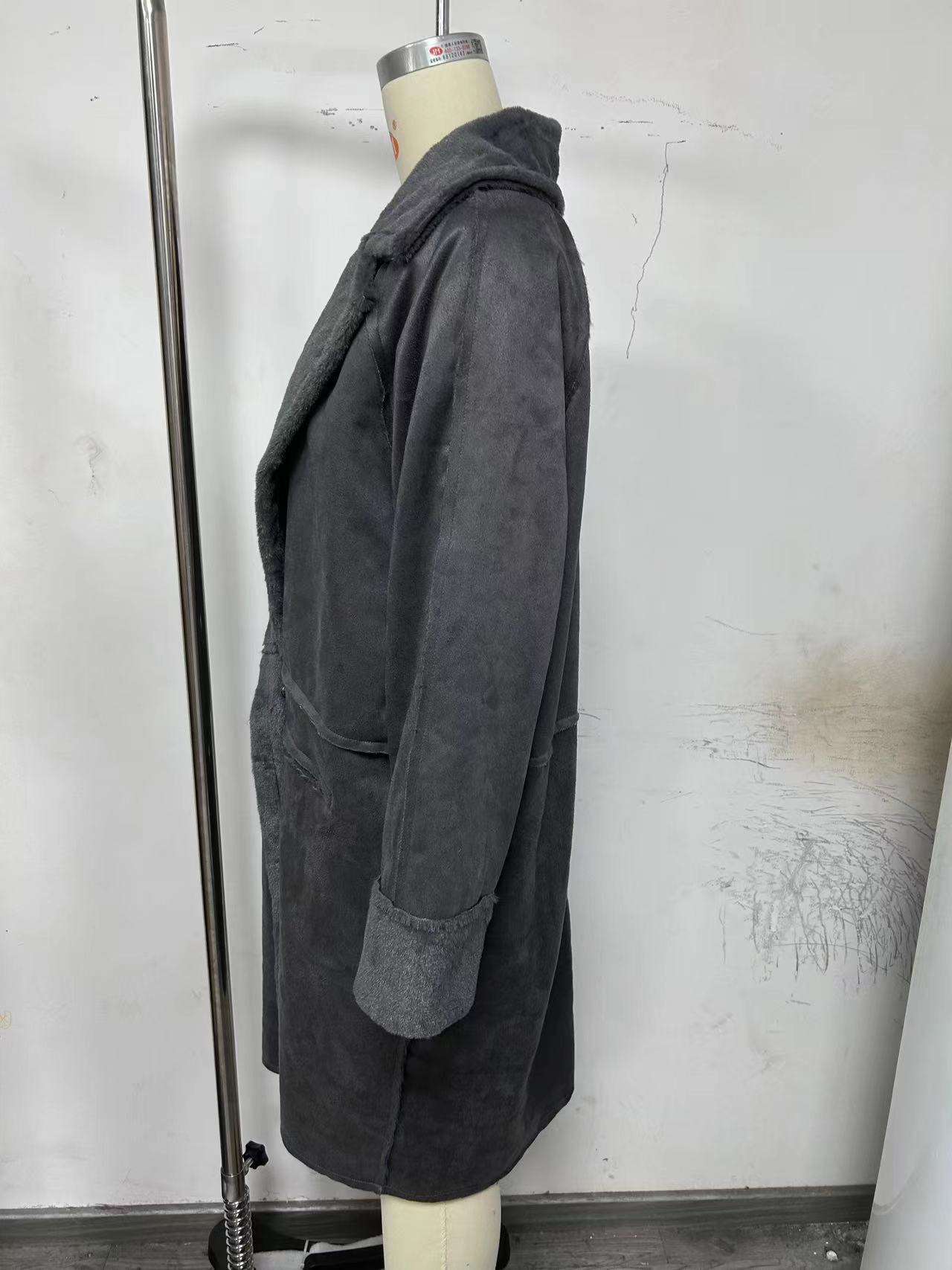 Soft Fall Coat Cardigan Mid Length Long Sleeve image 6