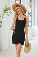 Knotted Sleeveless Summer Dress image 0