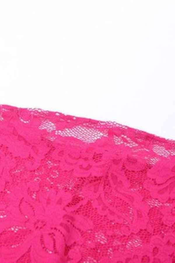 Sexy Floral Lace Off Shoulder Sleeveless Jumpsuit image 6