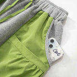 Contrast Color Duffel Bag Wide Leg Pants image 2