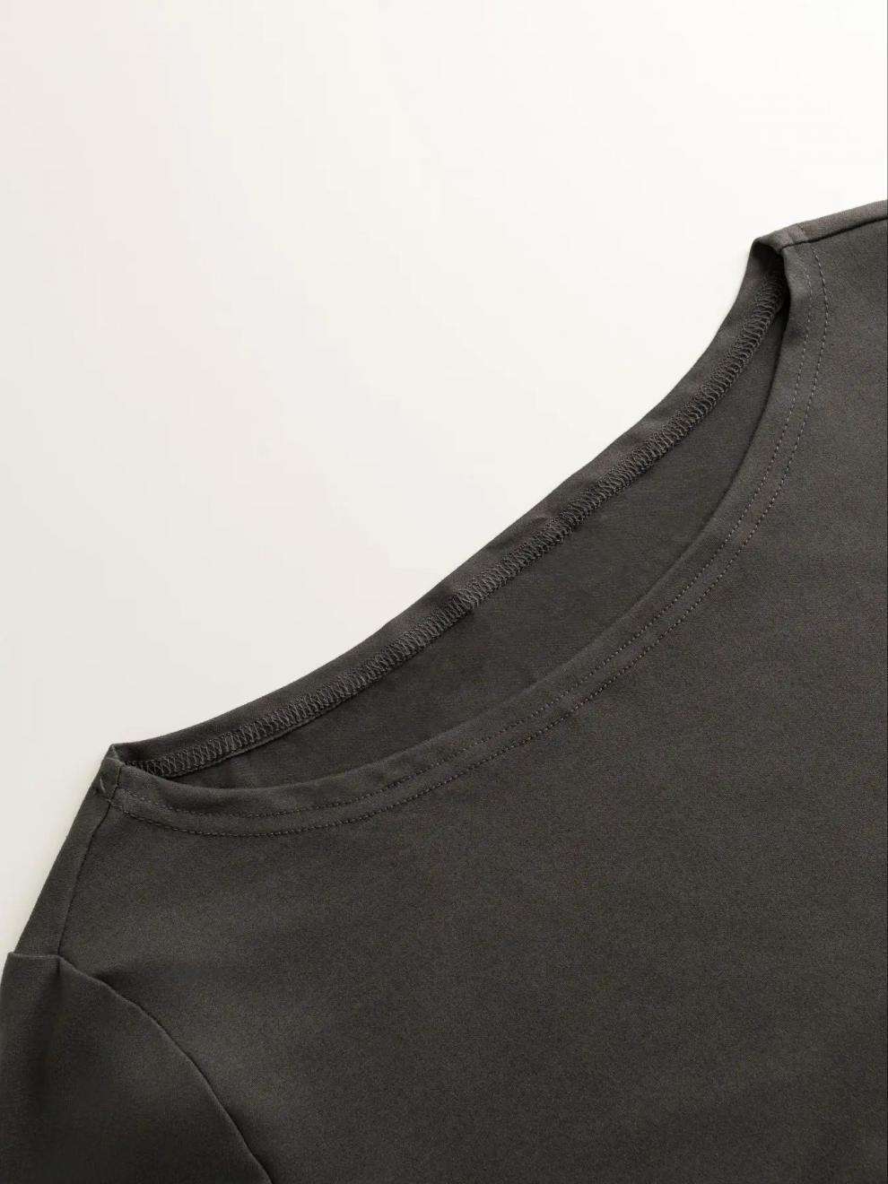 Casual Long-Sleeved T-Shirt Wide-Leg Pants Set image 6