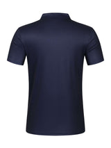 Polo Shirt with White Horizontal Stripes image 2