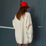 Embroidered Oversized Cardigan Jacket image 3