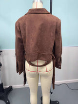 Fringe Detail Cropped Jacket image 5