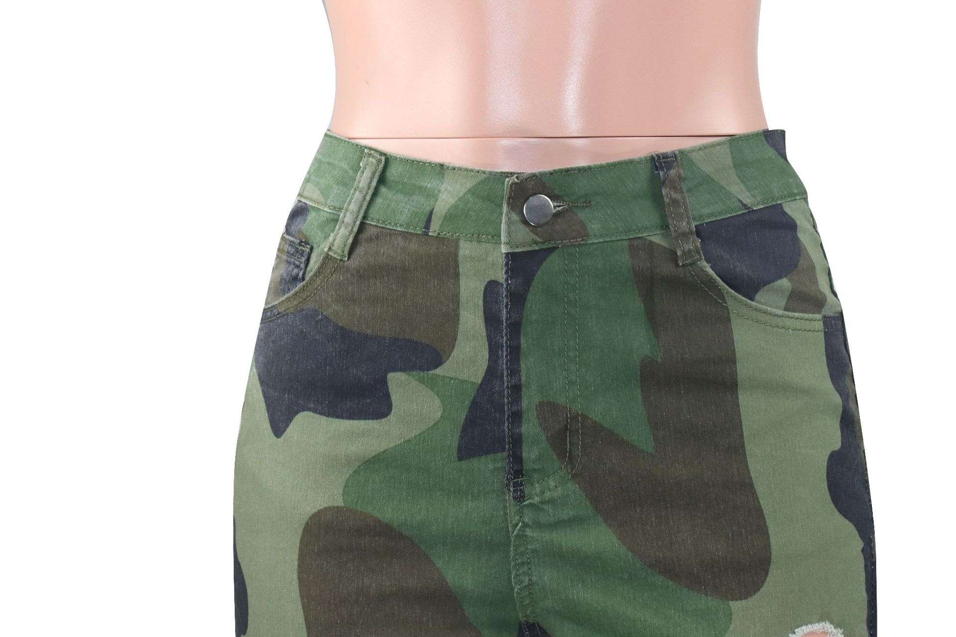 Camoflauge Print Flared Pantts image 5