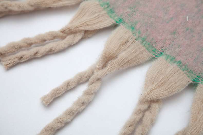 Gradient Color Scarf Tassel Design Shawl image 9