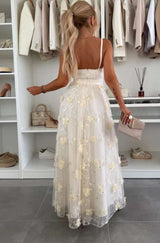 Floral Embroidered Maxi Dress image 6